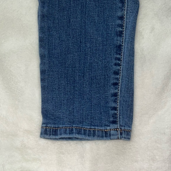 GARAGE Blue High Rise Jeans Ripped at the Knees - Picture 5 of 6